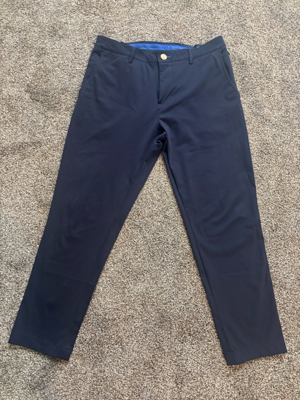 Twillory Men’s Navy Performance Pants 34x30 Tailored Fit